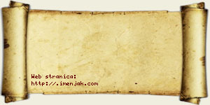 Jovana Čikarić vizit kartica